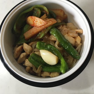 鶏肉と野菜の甘酢炒め